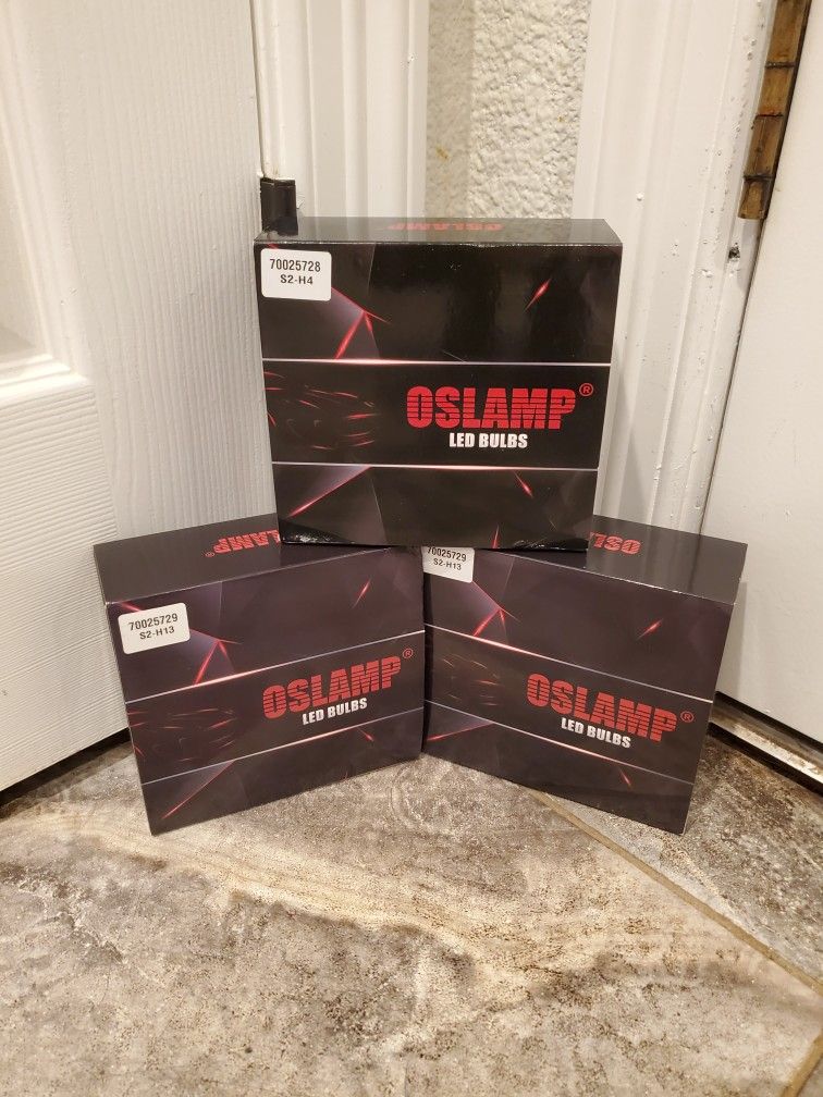 Oslamp T6 HB4-2 Pcs per Box Gold SMD Chips 72W 8000LM 6500K Car Led Auto Headlight Bulbs