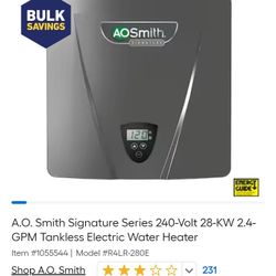 Tankless Waterheater 