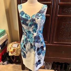 Elie Tahari Blue Dress