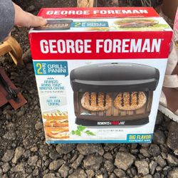 George Forman Grill Panini