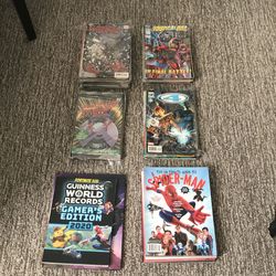 Comic books + magazines