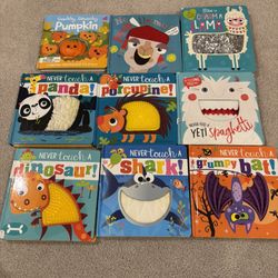 “Never Touch A…” Series Board Books + More Tactile Board Books