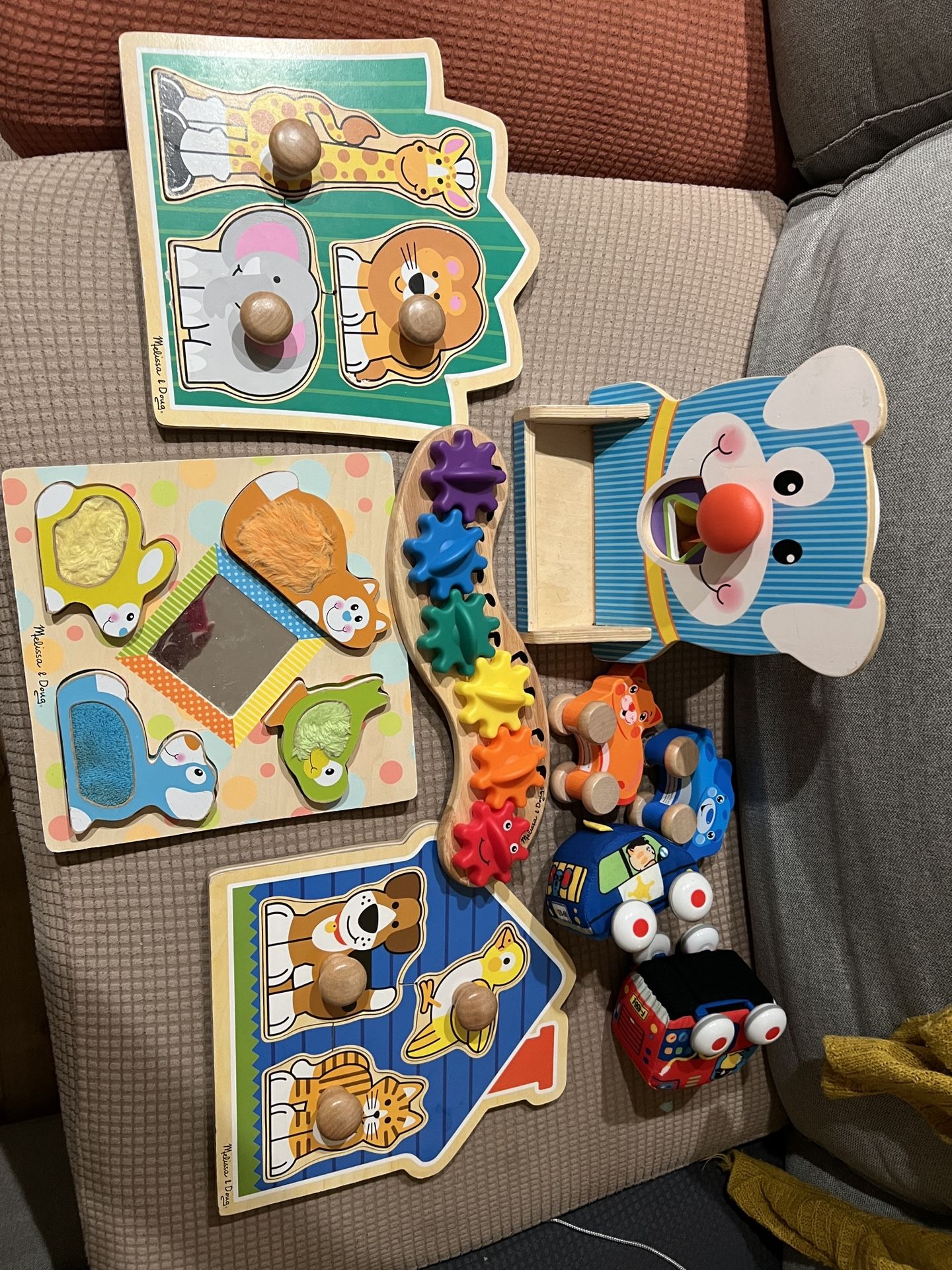 Melissa And Doug Toy Puzzle Bundle 