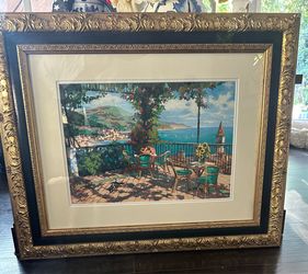Anatoly Metlan "Mediterranean Vista" Signed Serigraph