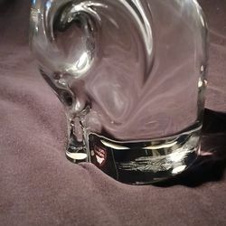 Crystal Orrefors Elephant Figurinr/paperweight 