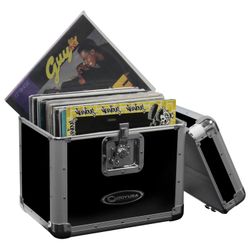 Odyssey KLP2BLK KROM Series Black Stackable Record / Utility Case