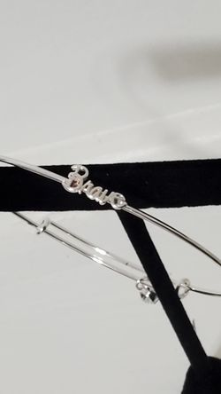 La CN Silver Plated "Brave" bracelet