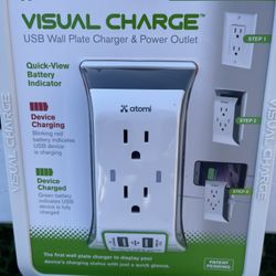 USB Wall Plate And Power Outlet 