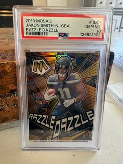 2023 Mosaic Jaxon Smith-Njigba Razzle Dazzle RC PSA 10