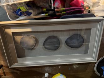 Framed Agate Slice Shadow Box Wall Art