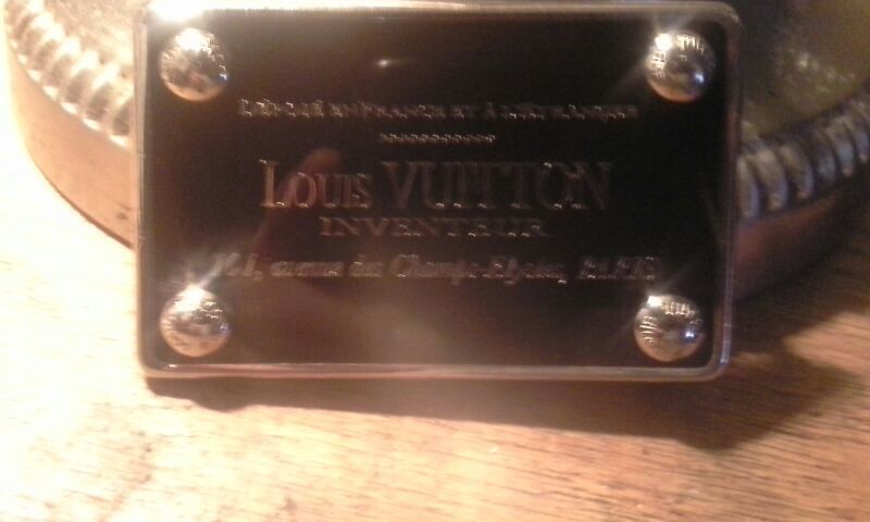Louis vuitton "inventeur" belt buckle