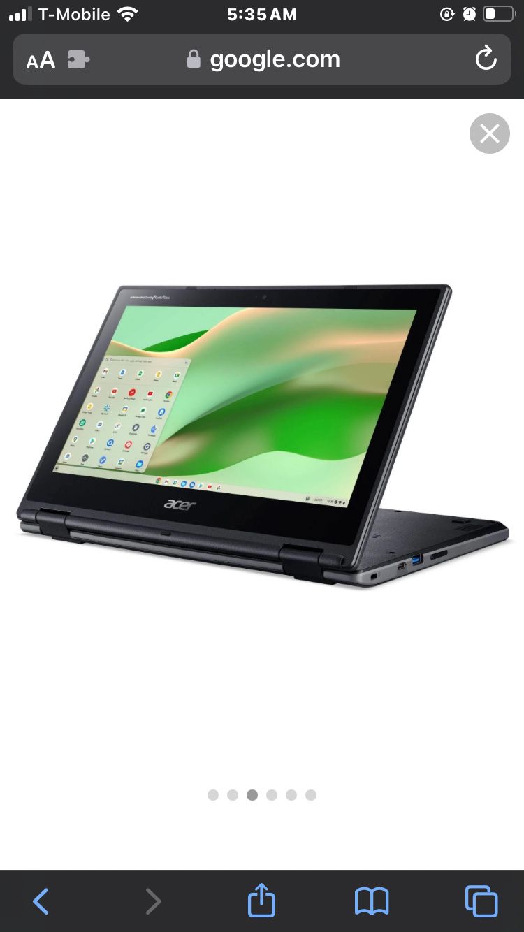 Acer Crome Book Touch Screen Laptop/tablet 