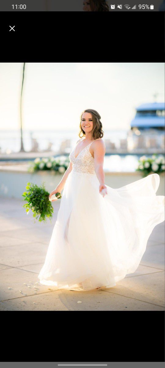 Wedding Dress, Size 10-12 