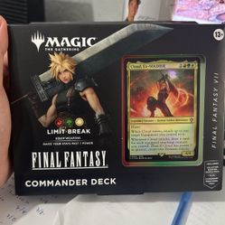 Final Fantasy Cloud Commander Deck 