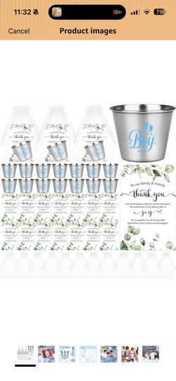 Winnie the Pooh baby shower items