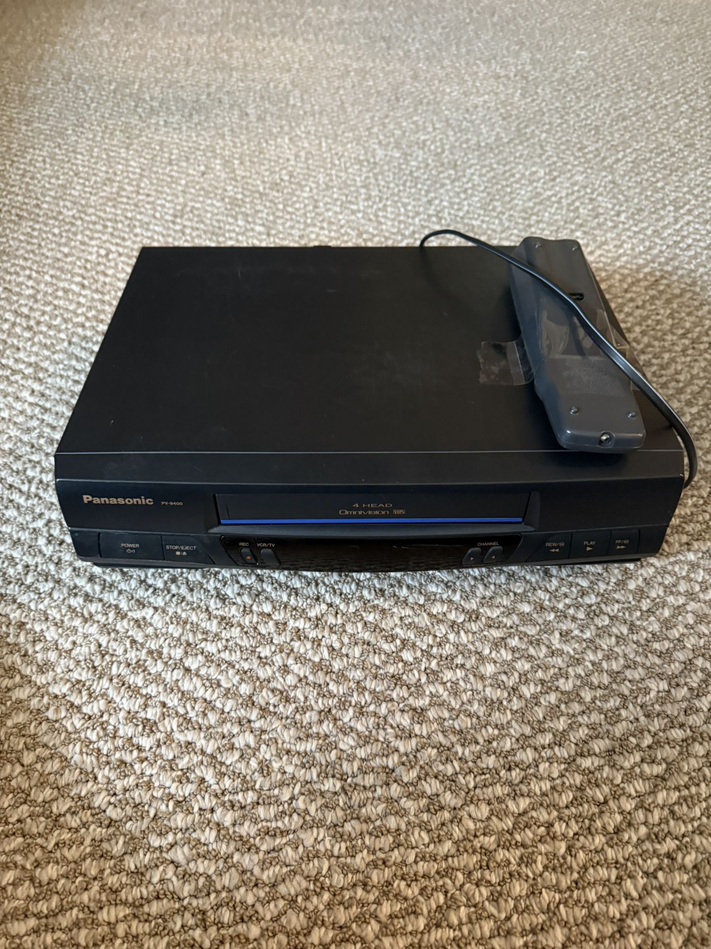 Panasonic VHS With Remote