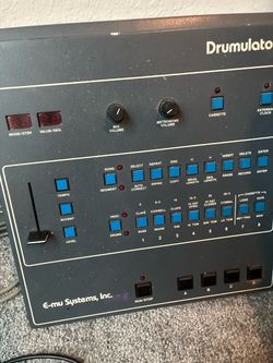 Working DRUMULATOR EMU VINTAGE DRUM MACHINE