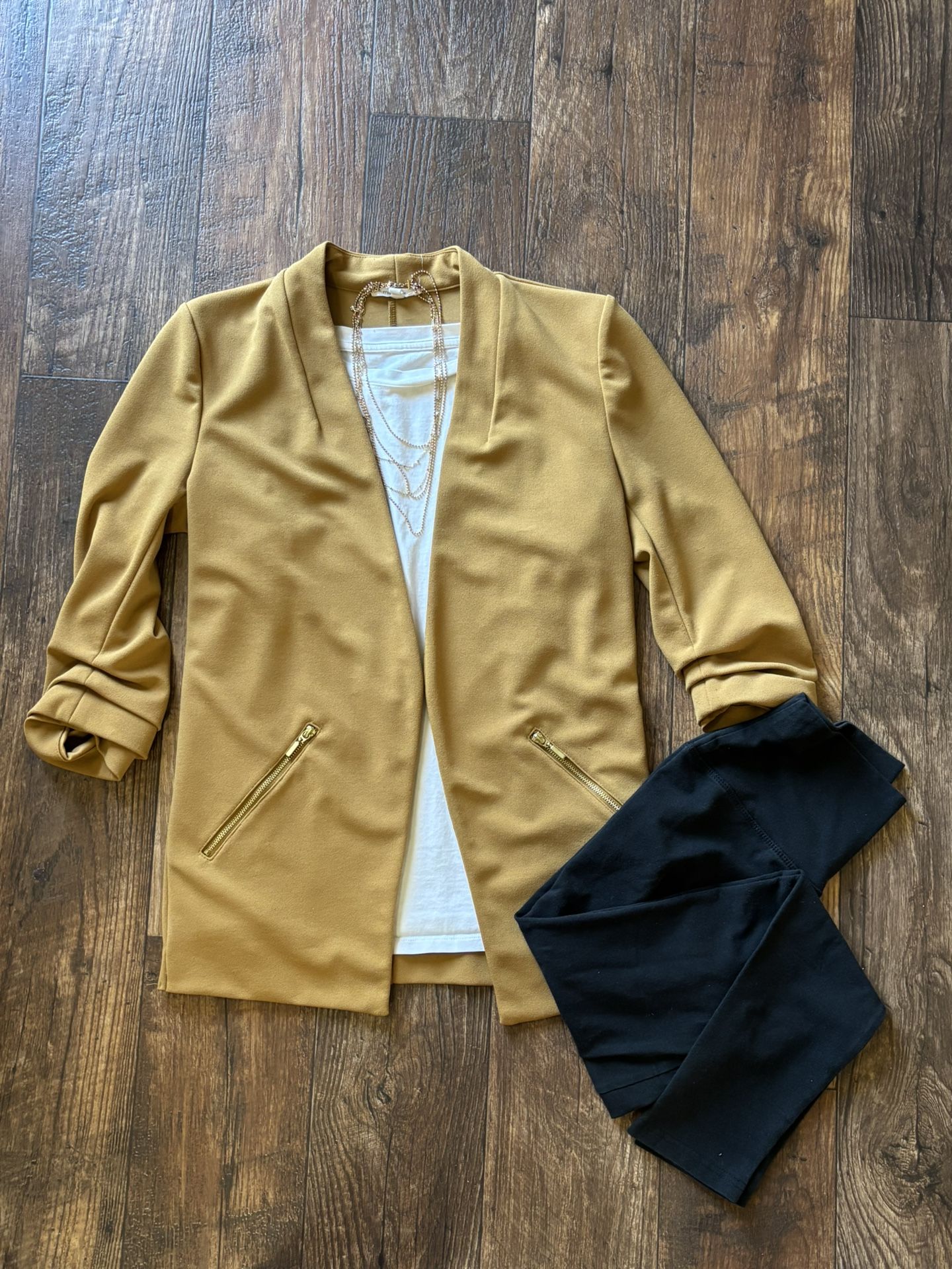 Mustard Work Blazer