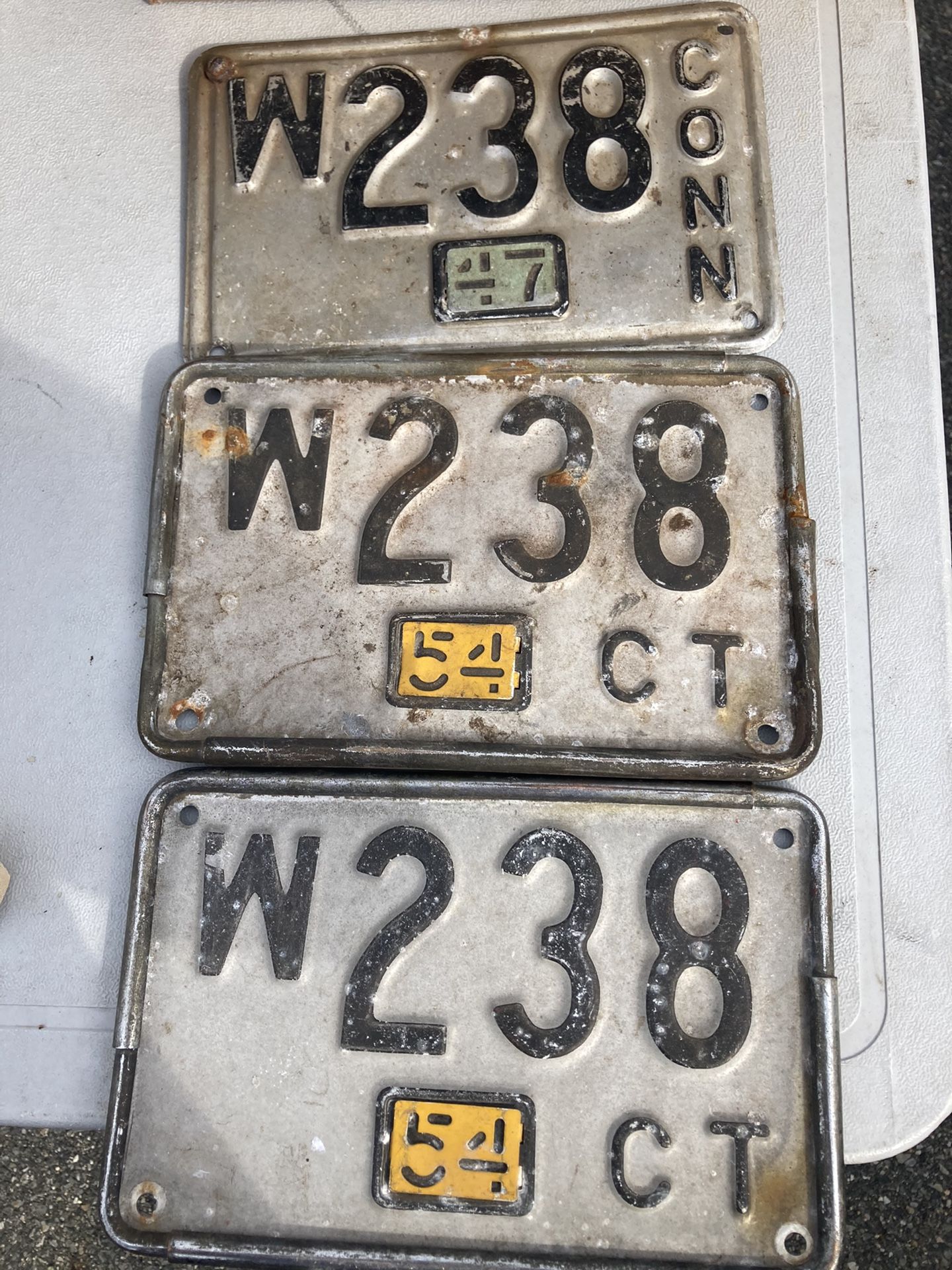 CT Plates With Tags  