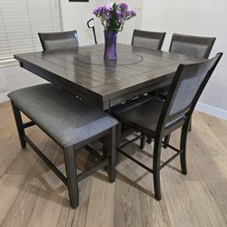 6 Piece Dining Room Set - Counter Height 