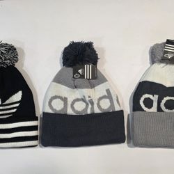 3 ADIDAS WINTER HATS.....