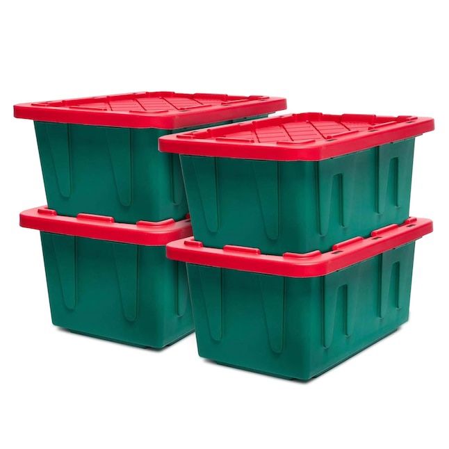 Plastic Storage  Bins With  Lids