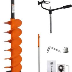 Hardware Lite E-Drill Combo, Cordless Nylon Ice Drill Auger 6"