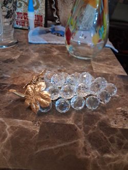 Swarovski grape crystals