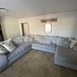 Moreau Street Grey 3 piece sectional
