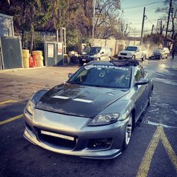 Carbon Fiber Hood 2004 Mazda RX8 