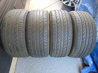 4 Used 235 45 18 Sentury UHP Tires 98W XL 9/32nds Date 2025