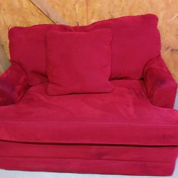 Lazy Boy Red Love Seat / Bed,Couch
