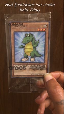YuGiOh X Crocs Promo Card(Read Description)