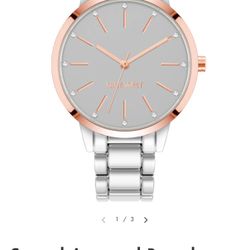 Brand New Crystal Accented Bracelet Watch