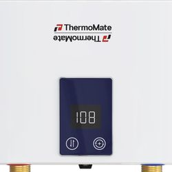 Tankless Water Heater Electric For Single Sink Faucet, ThermoMate 3500W 120V 29.2Amp Small Point Of Use Instant Hot Water Heater With Temperature Disp