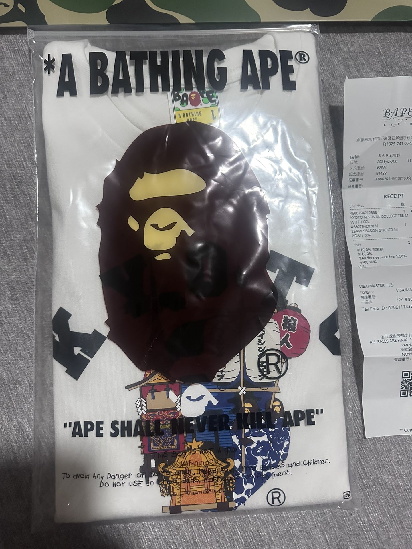 Bape Kyoto Shirt