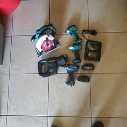 MAKITA 5 PC COMBO SET CONDITION USED 