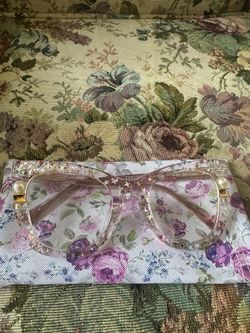 Cute Sparkly Glasses Frame