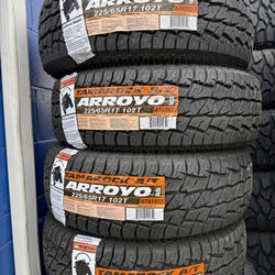 225/65R17 Set Of 4 Arroyo A/T New Tires