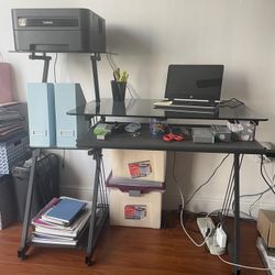 Modern Glass Desk Mint Conditions ! 