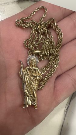 14 chain and sanjudas pendant