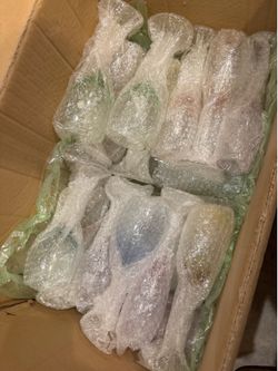 50 Mixed Colored Glasses