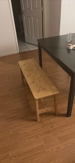 2 Bamboo Dining Benches
