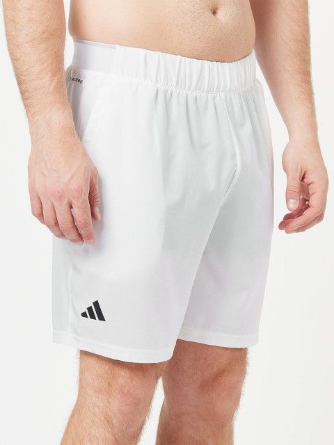 ADIDAS Aeroready Club SW Sport Men's Tennis Shorts 7in Color White HS3283 - NWT
