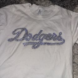 Dodgers Rhinestone Shirt 