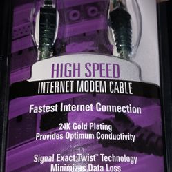  New Belkin High Speed Modem Cable 