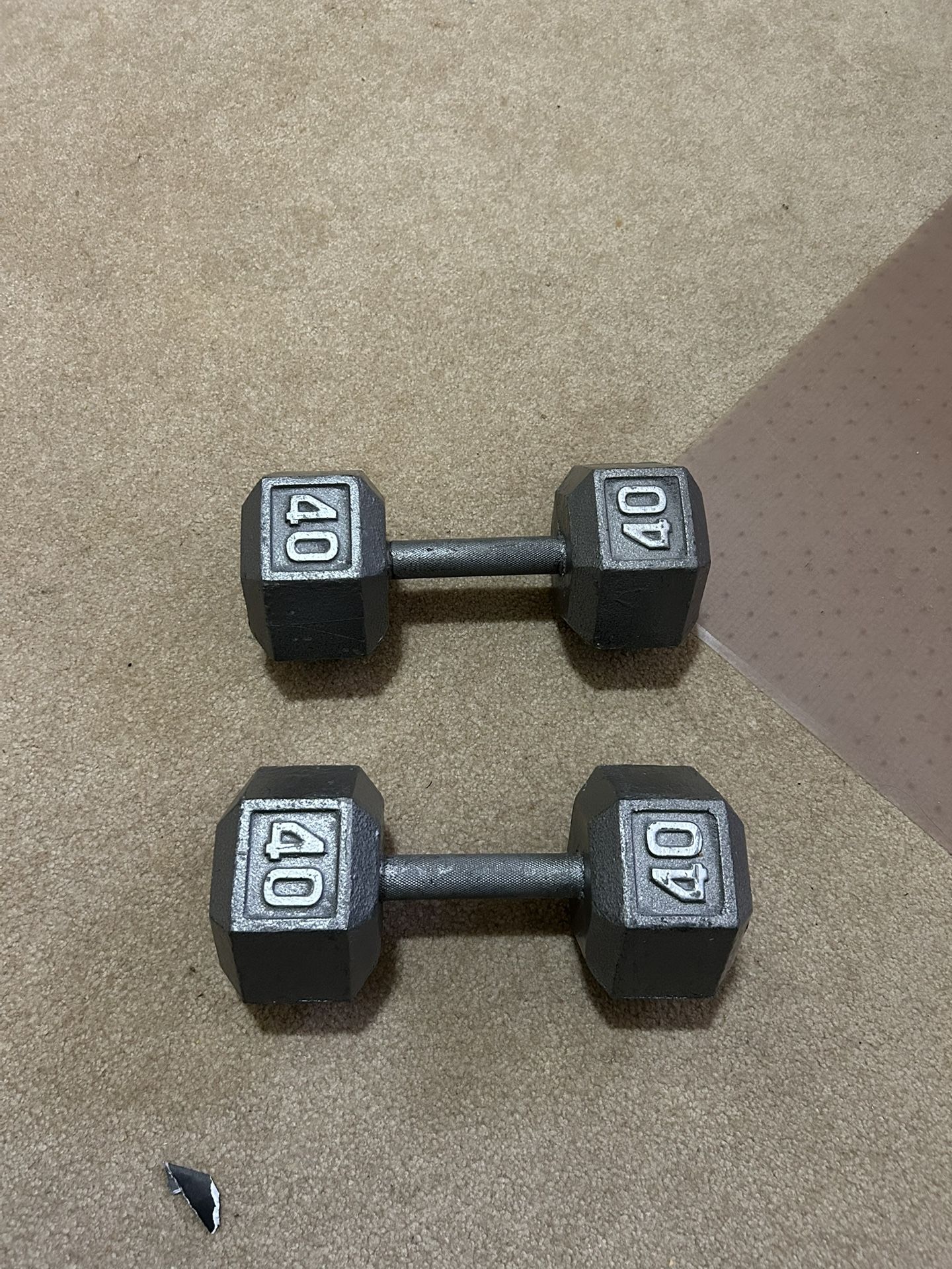 40lbs Dumbbells