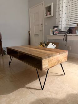 Wooden Coffee table with storage