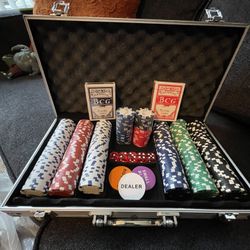 Poker Set With Case