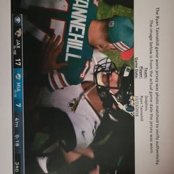 Ryan Tannehil Game Worn Jersey 